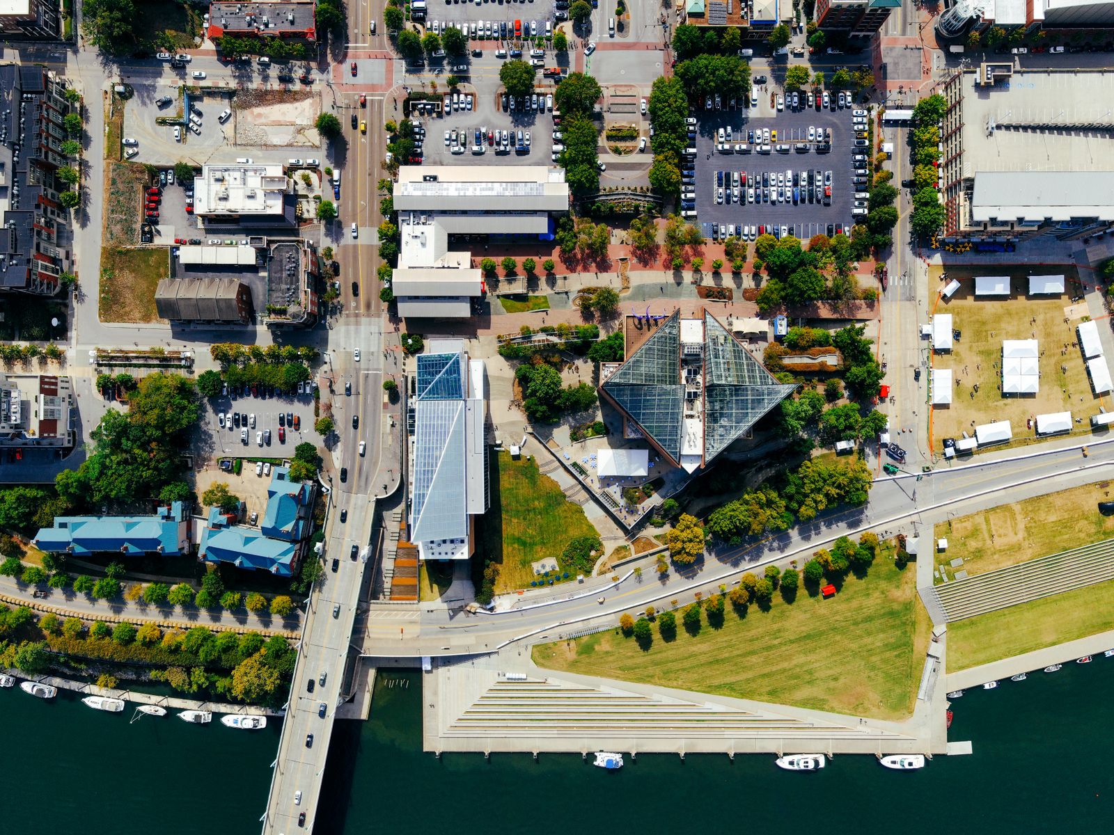 Aerial map view of the Osborne Park area where the depot sits